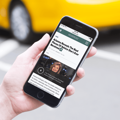 Huffington Post on iPhone