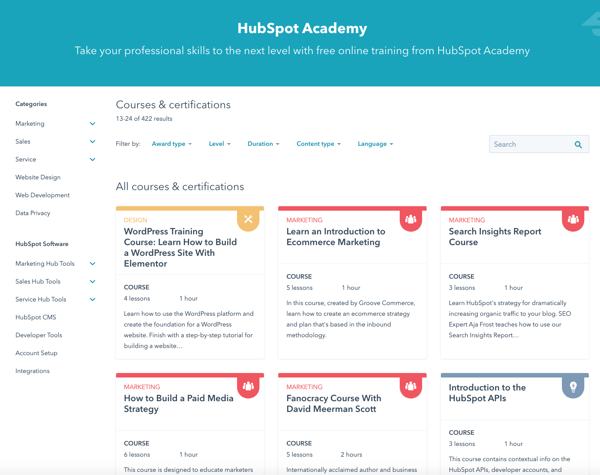 HubSpot Academy