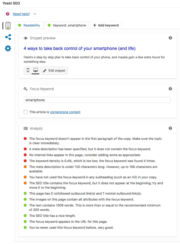 yoast plugin