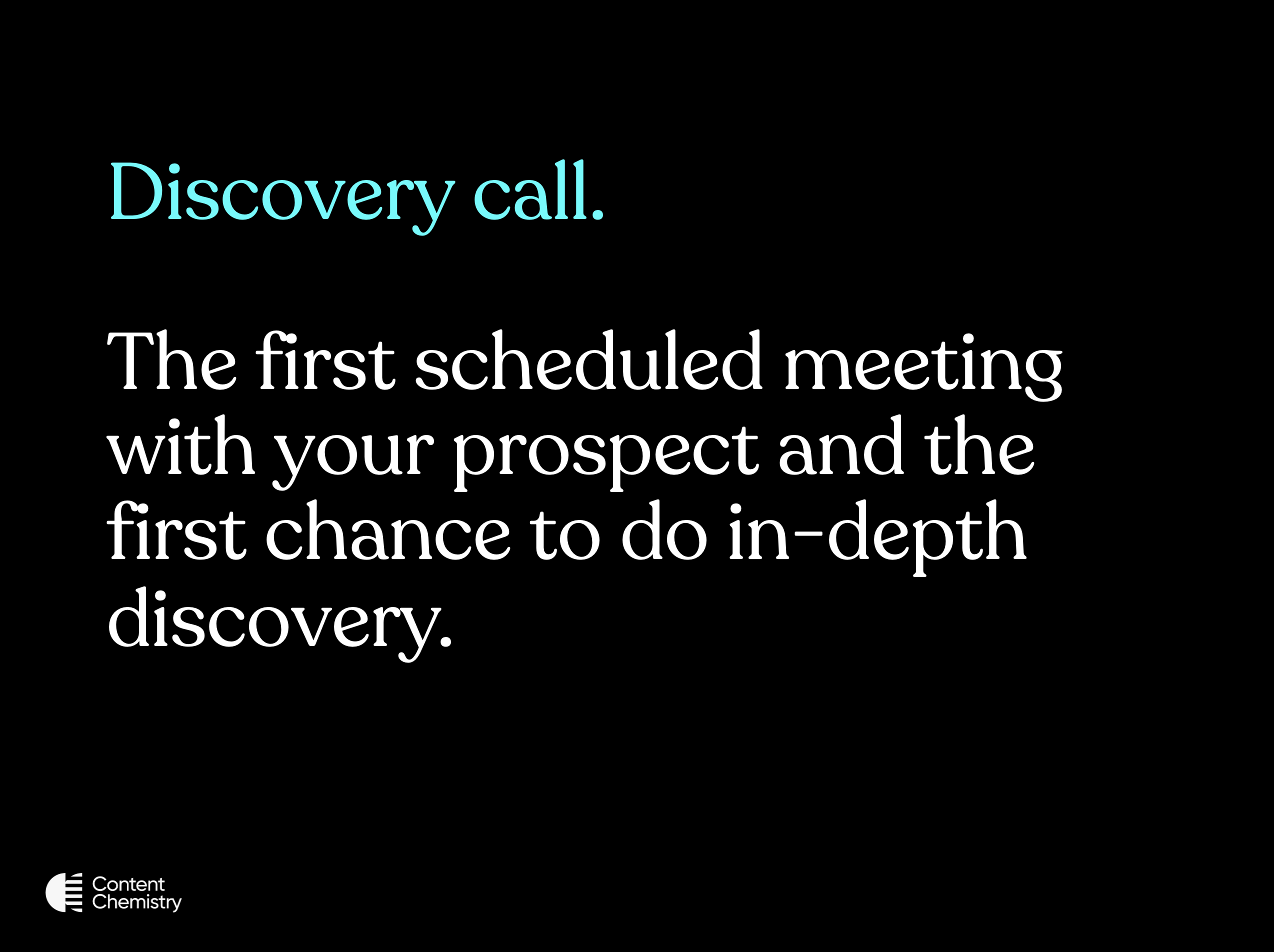 discovery call
